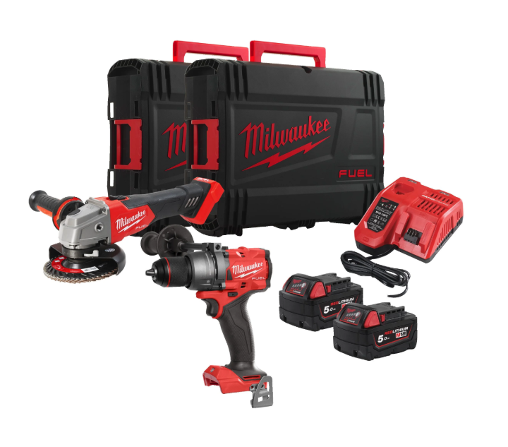 Milwaukee M18 FPP2E3-502X - Akülü Taşlama ve Vidalama ( M18 FPD3 - FSAG125X )