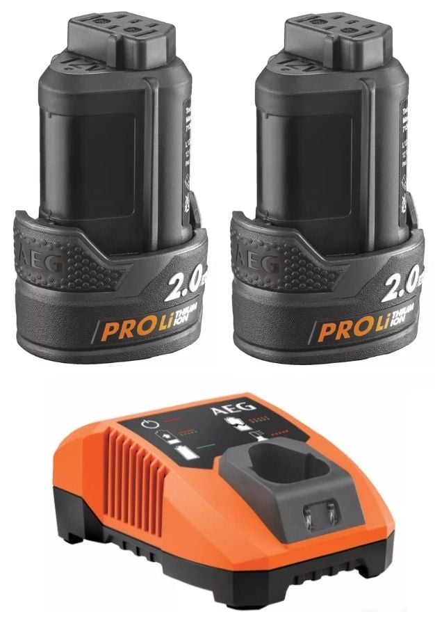 AEG L1240 AKÜ ŞARJ CİHAZI VE L1220 12 VOLT 2 AMPER AKÜ