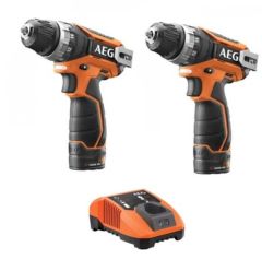 AEG Bs 12C2 İkili Akülü Matkap Seti