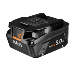 AEG Akülü Dörtlü Montaj Seti 18 V 5.0 Ah ( BBH 18BL2 - BSS 18MTF- BSB 18C3BL -BEWS18-125BLPX2 - L1850SHD*5 )