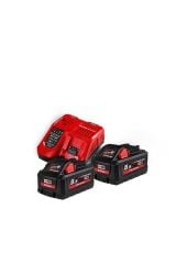 Milwaukee M18 HNRG-552 5.5 amper aküler ve şarj cihazı