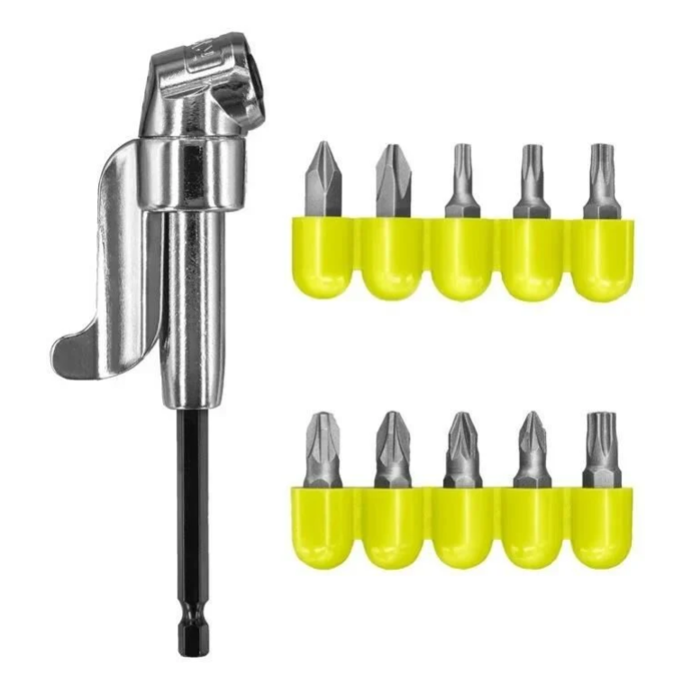 RYOBİ RAKRAD11 Köşe Vidalama Adaptörü + 10 Parça Aksesuarlı