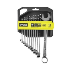 RYOBİ RHWR12PC 12 Parça Kombine Anahtar Seti (8-22Mm)