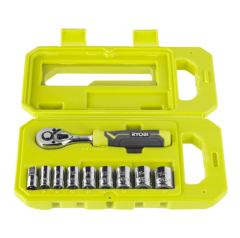 RYOBİ RHRS10PC Cırcırlı Lokma Seti 1/4 10 Parça