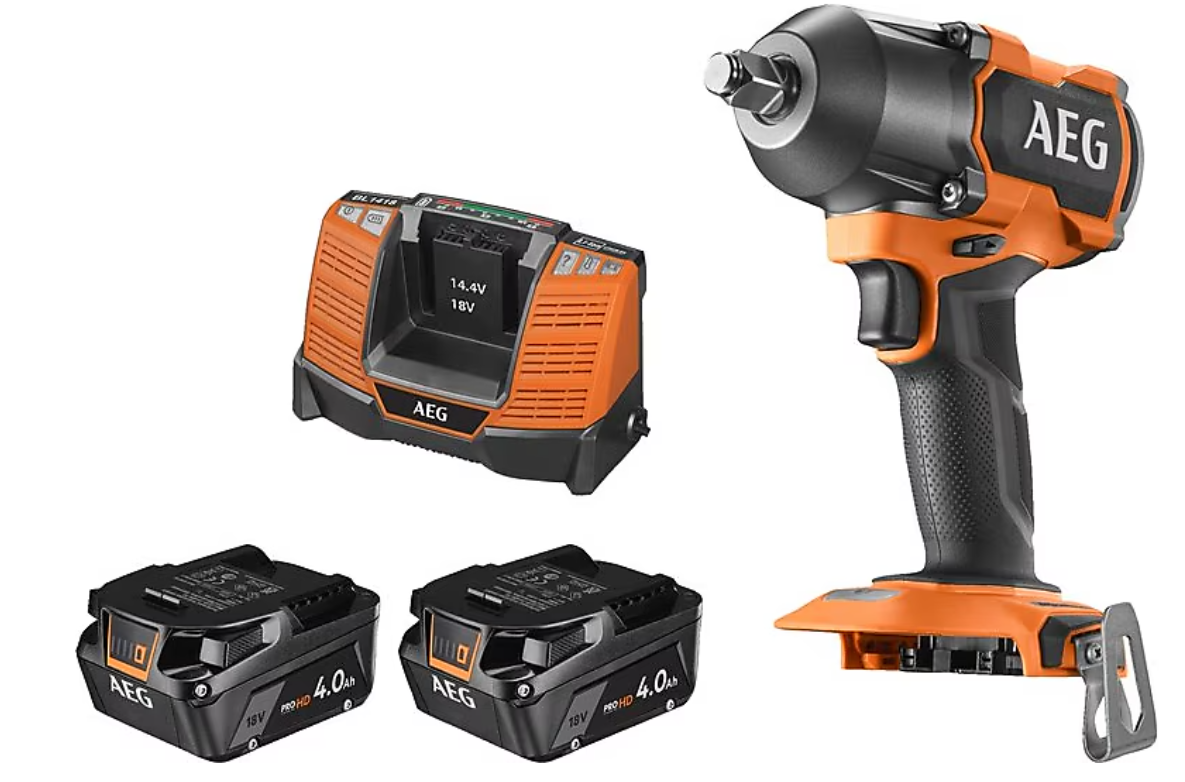 Aeg BSS 18MTF12BL-502C Darbeli Somun Sıkma 5.0 Ah