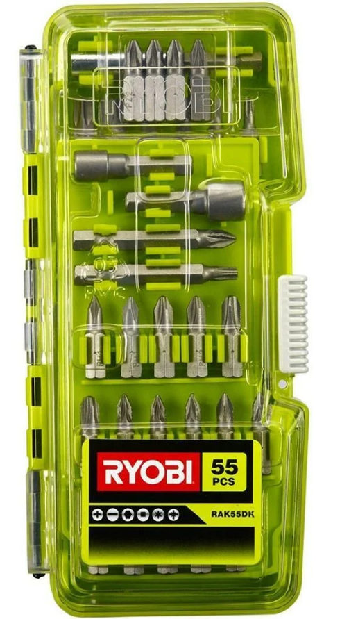 RYOBİ RAK55DK 55 Parça Vidalama Seti (5132004357)