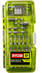RYOBİ RAK55DK 55 Parça Vidalama Seti (5132004357)
