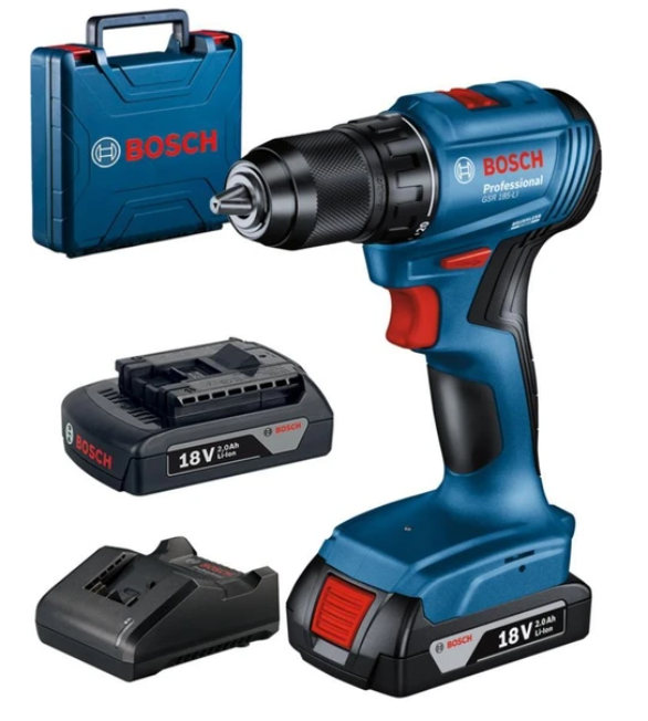 Bosch GSR 185-LI Akülü Vidalama Çift Akülü 18V 2 Ah