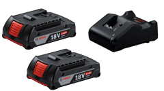 Bosch GAL 18V-20 + GBA  2.0Ah X 2  Çift Akü ve Şarj Cihazı Seti