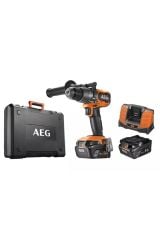 AEG BSB 18C3BL-502C Kömürsüz 5ah Çift Akülü Darbeli Matkap - T4935478939