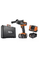 AEG BSB 18C3BL-502C Kömürsüz 5ah Çift Akülü Darbeli Matkap - T4935478939