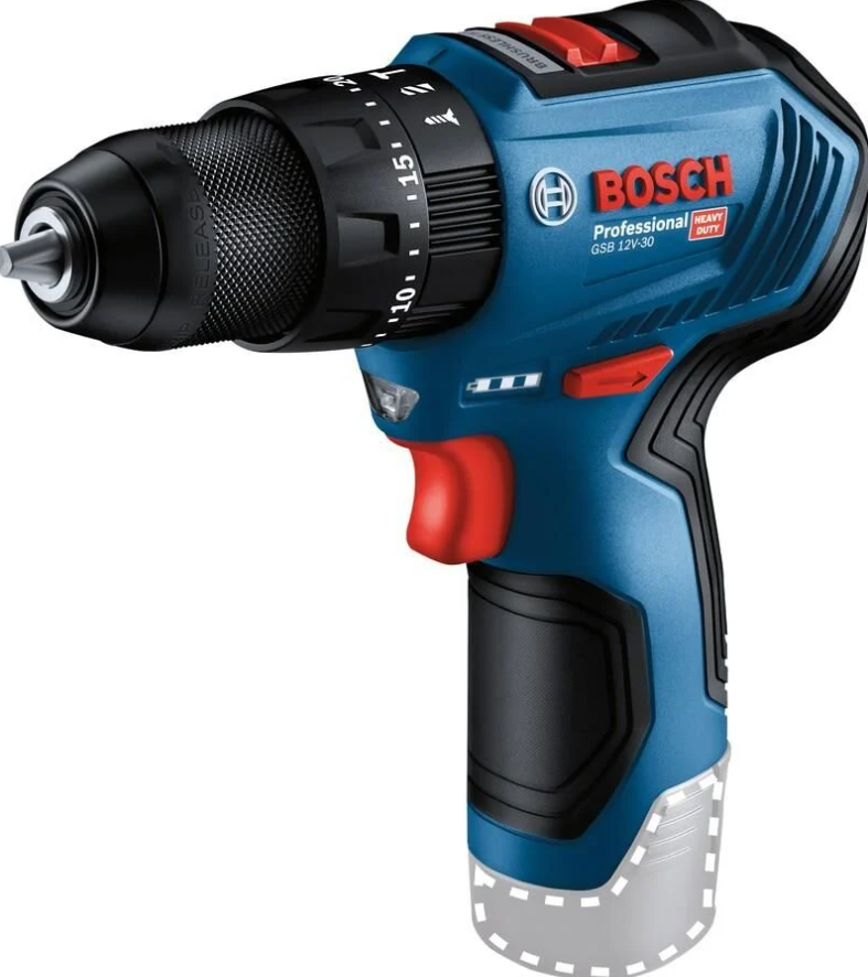 BOSCH GSB 12V-30 Akülü Darbeli Delme Vidalama (Akü Hariç) (0 601 9G9 102)