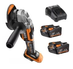 AEG BEWS 18-125BL-0 + L1840S PRO HD AKÜ 18 VOLT4.0 x2 + Şarj Cihazı