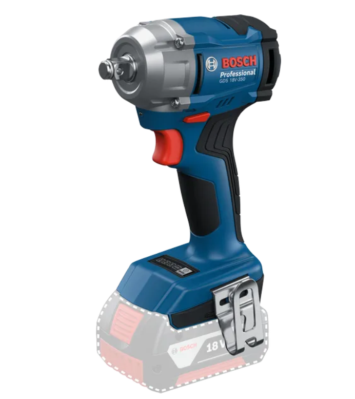 Bosch Gds 18V-350 Professional Çift Akülü Somun Sıkma Makinesi + Gba 18volt 5.0 Ah x2