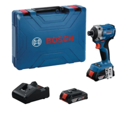 Bosch Gdr 18V-215 Çift Akülü 2.0 Ah Darbeli Somun Sıkma 0.601.9N2.022