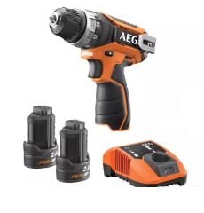 AEG BS 12C2 Lı 12v 2.0 Ah Çift Akülü Vidalama Şarjlı Matkap