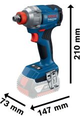 Bosch Gdx 18V-285 2 x 2AH Akülü Darbeli Somun Sıkma - 06019N2122