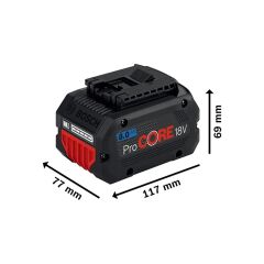 Professional ProCORE 18V 8.0Ah Akü