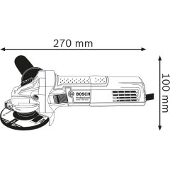 GWS 750 Avuç Taşlama Makinesi 750W 115 mm