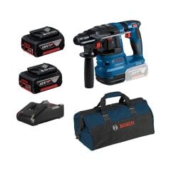 Bosch Professional Gbh 18V-22 2x4 Ah Çift Akülü Kırıcı Delici + Çanta Hediyeli