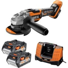 BEWS18-125BLLI-502C 2x5.0Ah Çift Akülü Kömürsüz Avuç Taşlama - 4935464417 Profesyonel Kullanım İçin Dayanıklı