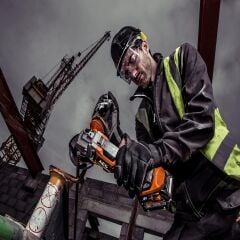 BEWS18-125BLLI-502C 2x5.0Ah Çift Akülü Kömürsüz Avuç Taşlama - 4935464417 Profesyonel Kullanım İçin Dayanıklı