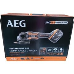 BEWS18-125BLLI-502C 2x5.0Ah Çift Akülü Kömürsüz Avuç Taşlama - 4935464417 Profesyonel Kullanım İçin Dayanıklı