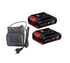 BOSCH PROFESSIONAL 2x GBA 18V-20 M-B Akü + GAL 18V-20 Şarj Cihazı Seti