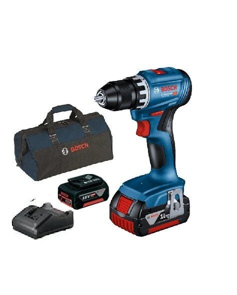Bosch GSR 18V-45 2 x 4.0Ah Çift Akülü Vidalama Makinası