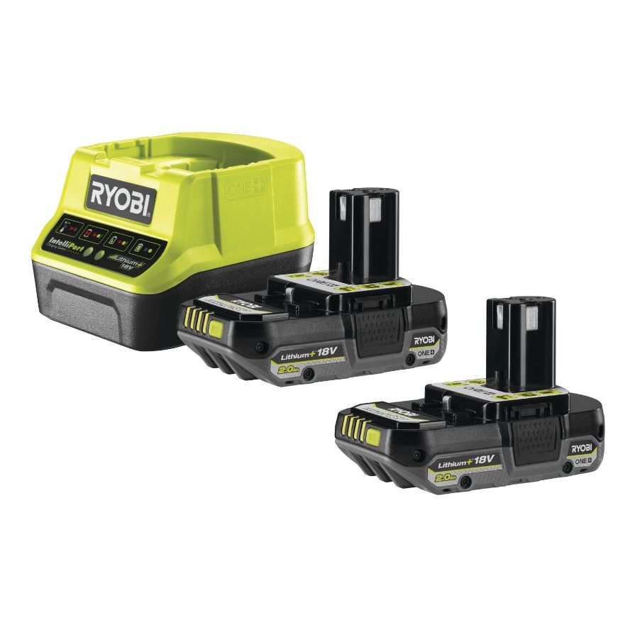 Ryobi RC18120 18 volt Şarj Cihazı + RB18120C 18 Volt 2.0 Ah Li-Ion