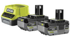 Ryobi RID18C-402 Çift Akülü  18v Akülü Kömürsüz Vidalama
