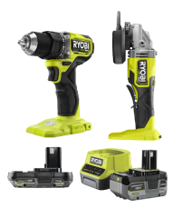 Ryobi RAG18X-1C40S Akülü Avuç Taşlama ve RDD 18c darbesiz vidalama