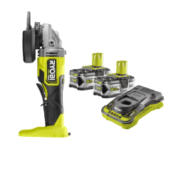 Ryobi Rag18x-502 One+ Çift Akülü Kömürsüz Avuç Taşlama 18 V 5 Ah