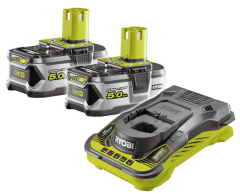 Ryobi Rag18x-502 One+ Çift Akülü Kömürsüz Avuç Taşlama 18 V 5 Ah