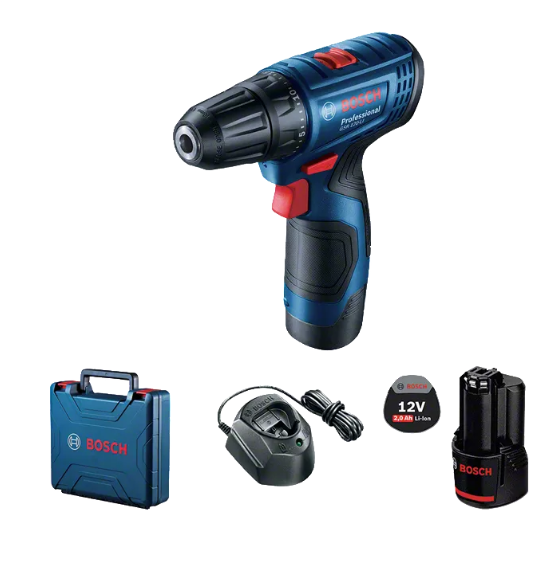 Bosch Gsr 120-LI 12 Volt 2.0 AH Çift Akülü Vidalama