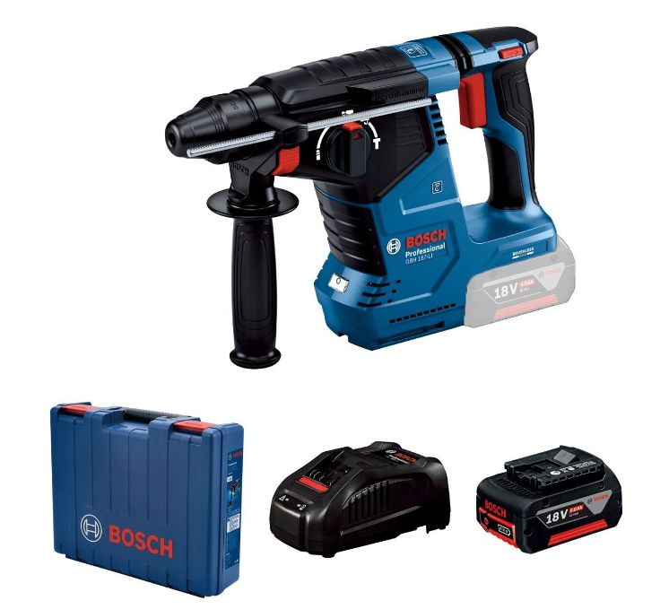 Bosch Gbh 187 Li Tek Akülü Kırıcı Delici 5.0AH 2.4 J