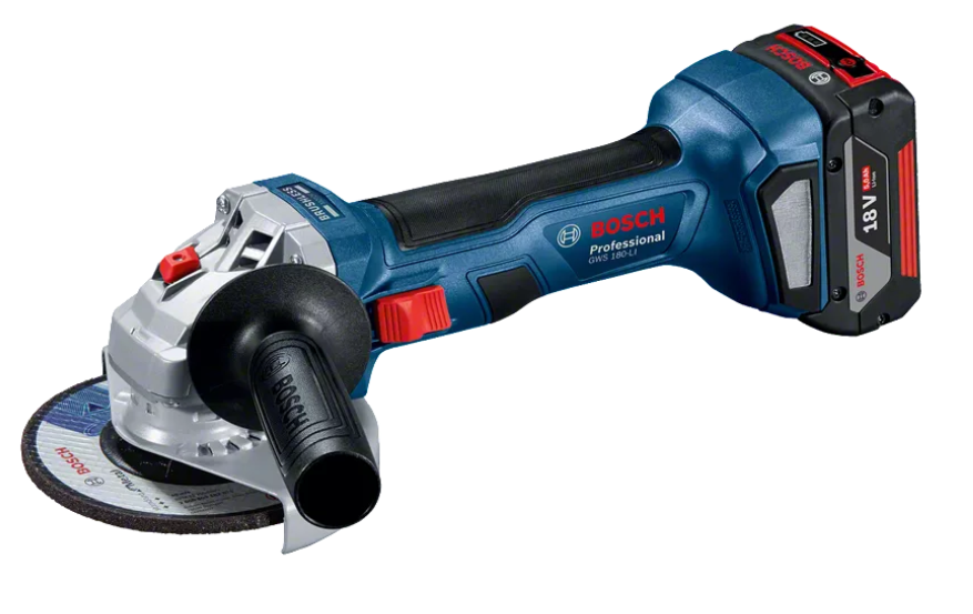 Bosch GWS 180-LI Professional 4.0 Ah Çift Akülü Taşlama Makinesi  - 06019H9020
