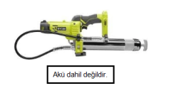 RYOBİ R18GG-0 Akülü Gres Makinesi (Akü Dahil Değildir.) (5133004643)