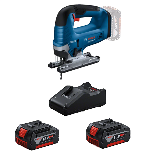 Bosch Gst 185-LI Çift Akülü 4.0 Ah Dekupaj Testere