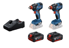 Bosch GDX 18V-200 Çift Akülü Somun Sıkma ikili set 4.0Ah