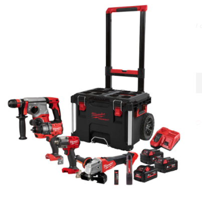 Milwaukee M18 FPP4D-555T - Dörtlü Montaj Seti