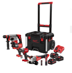 Milwaukee M18 FPP4D-555T - Dörtlü Montaj Seti