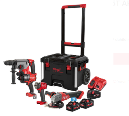 Milwaukee M18 FPP4C-555T - Dörtlü Montaj Seti