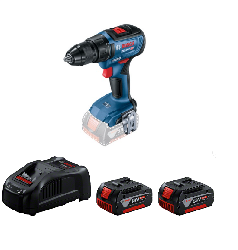 Bosch GSR 18V-50 Akülü vidalama Çift akülü 5.0 Amper