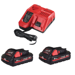 Milwaukee M18 HNRG-302 Akü+Şarj Cihazı Paket