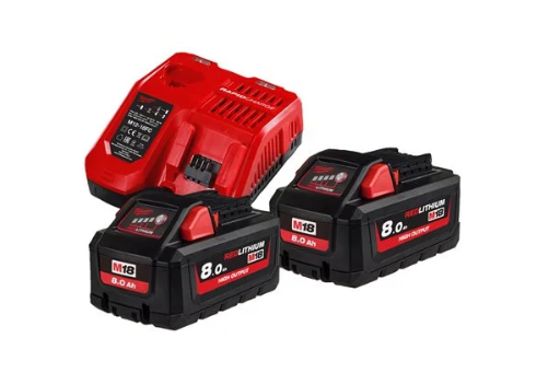 Milwaukee M18 HNRG-802 Akü+Şarj Cihazı Paket