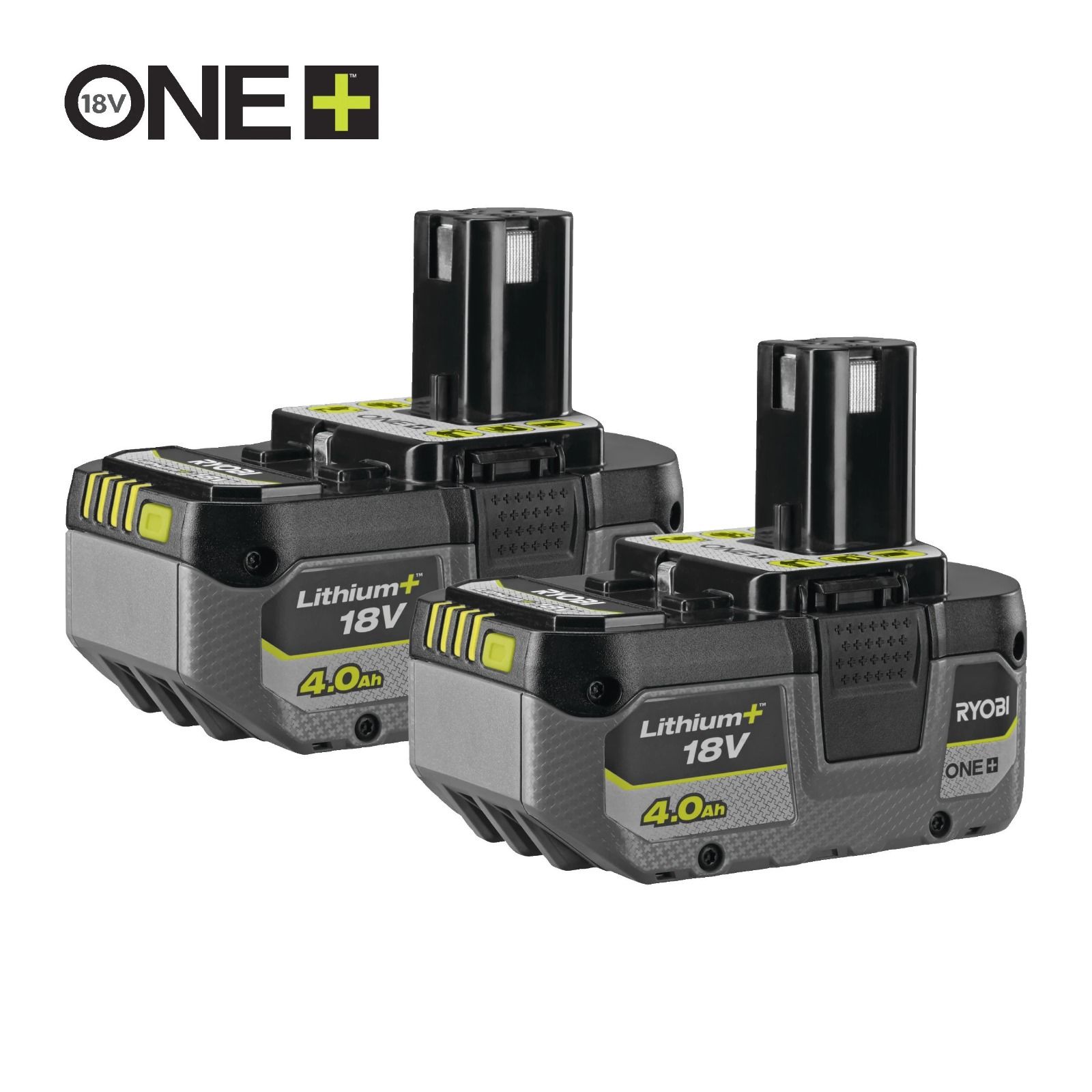 Ryobi RB1840X 18V 4.0Ah Lithium+ (130597018)  İkili Akü Seti