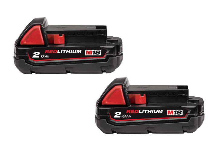 Milwaukee 18V 2.0Ah İkili Akü Seti
