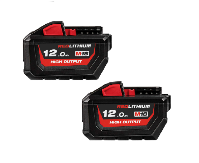 Milwaukee 18V 12.0Ah İkili Akü Seti