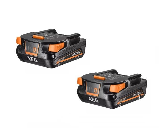 AEG L1820S Pro Hd Akü 18v 2.0 Ah ( iki adet )